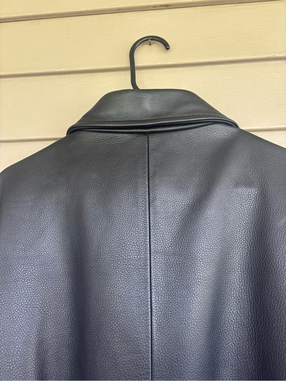 VTG Eddie Bauer Legend Stine Black Leather Jacket Womens XXL 2XL Moto Full Zip - Picture 8 of 8